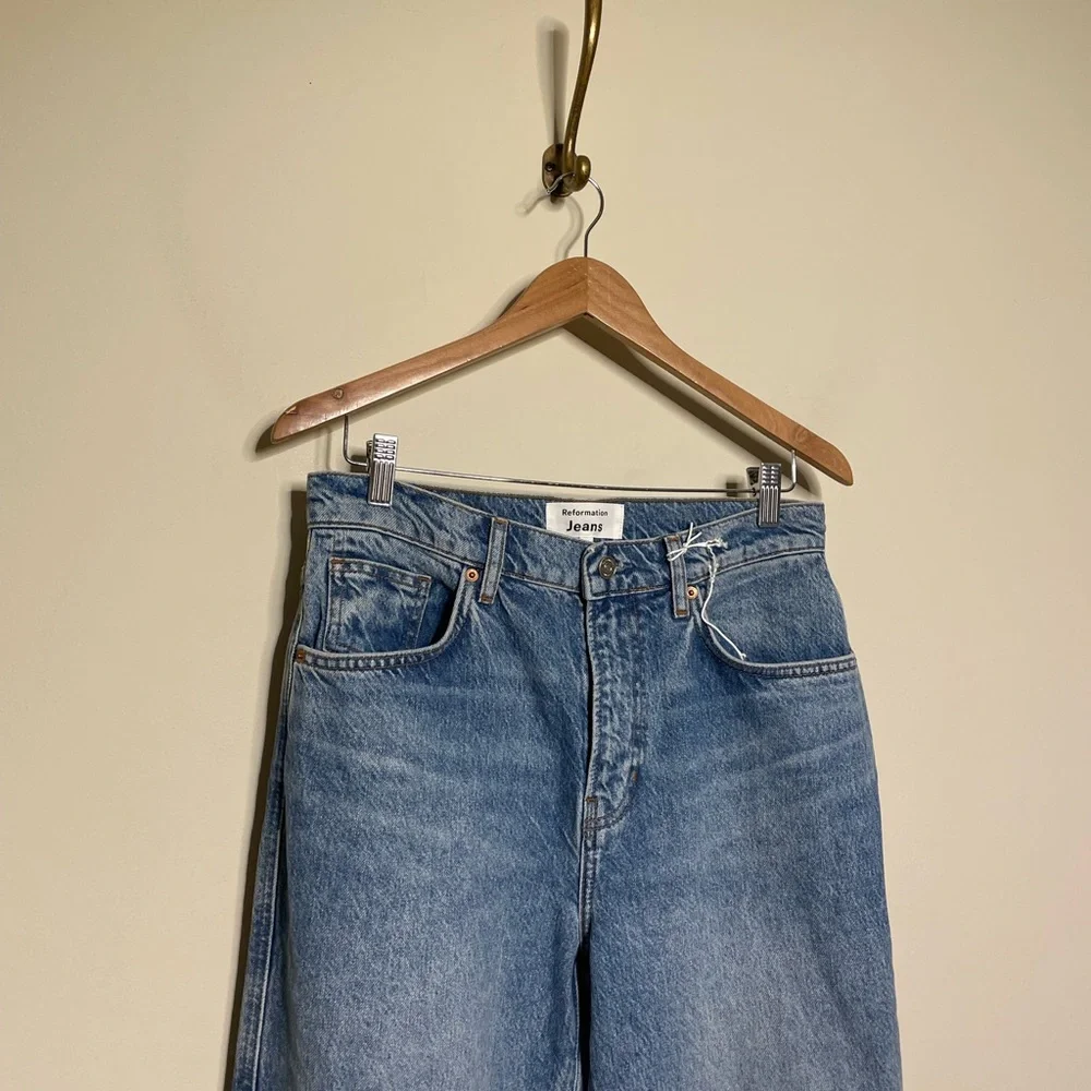 Reformation Val 90s Mid Rise Straight Jeans in Colorado - Picture 8 of 10